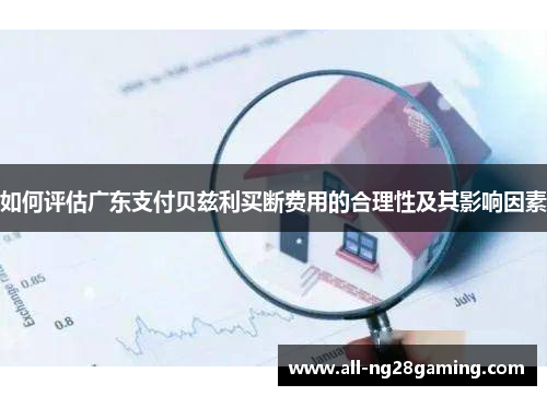 如何评估广东支付贝兹利买断费用的合理性及其影响因素