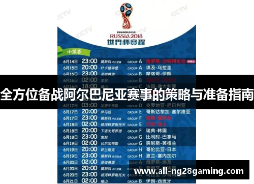 全方位备战阿尔巴尼亚赛事的策略与准备指南